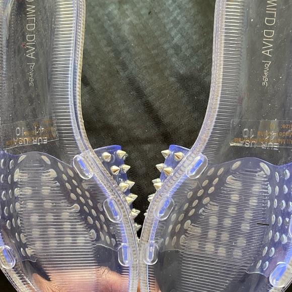 Clear, spike flip flop - Picture 4 of 5